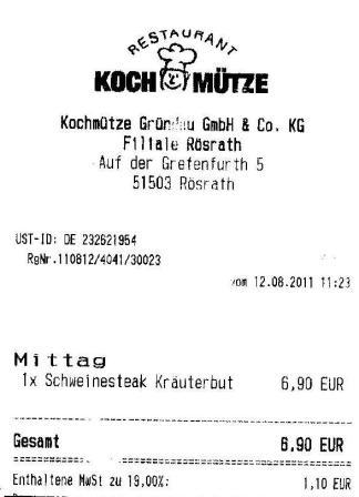 vmes Hffner Kochmtze Restaurant
